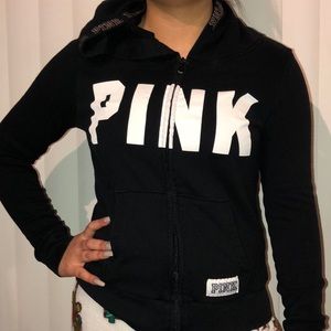 Pink sequence Victorias secret sweater size medium